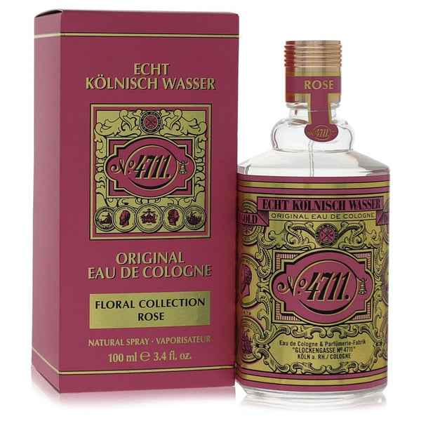 4711 Floral Collection Rose by 4711 - eau de cologne spray (unisex) 3.4 oz - men