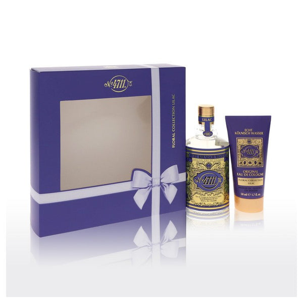 4711 Lilac by 4711 - gift set (unisex) -- 3.4 oz eau de cologne spray + 1.7 oz shower gel - men