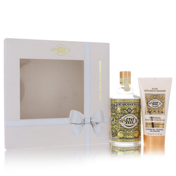 4711 Floral Collection Jasmine by 4711 - gift set (unisex) -- 3.4 oz cologne spray + 1.7 oz shower gel - men