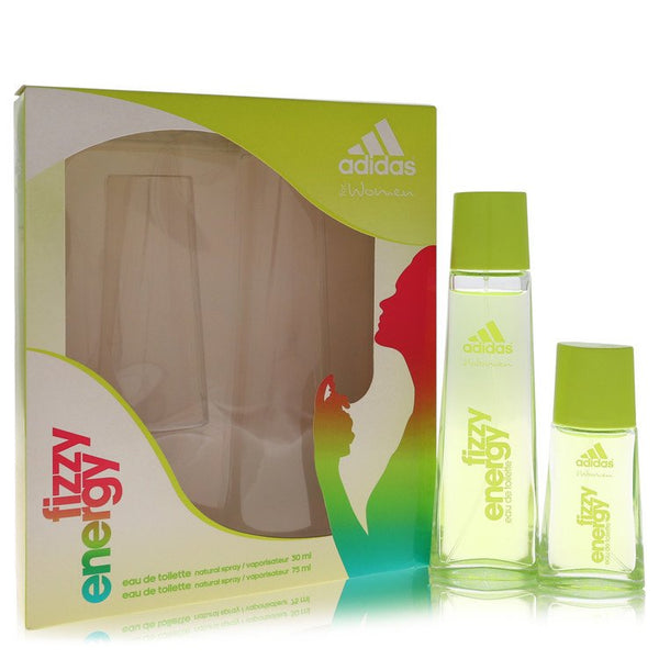 Adidas Fizzy Energy by Adidas - gift set -- 2.5 oz eau de toilette spray + 1 oz eau de toilette spray - women