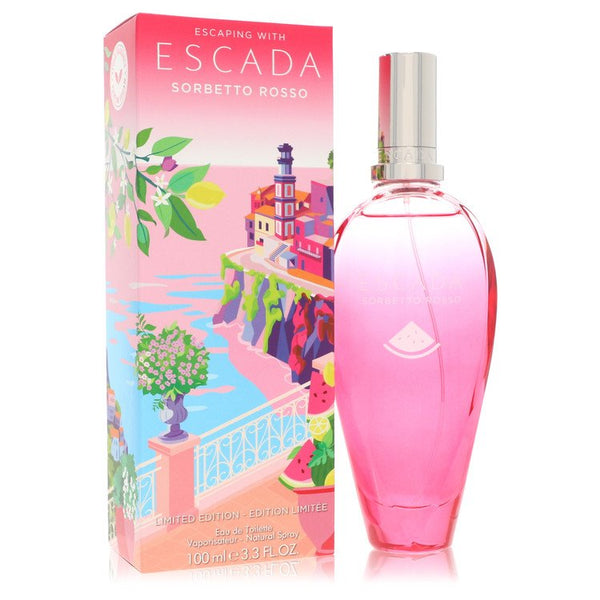 Escada Sorbetto Rosso by Escada - eau de toilette spray (limited edition) 3.3 oz - women