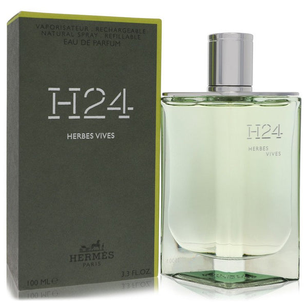 Hermes H24 Herbes Vives by Hermes - eau de parfum refillable spray 3.4 oz - men