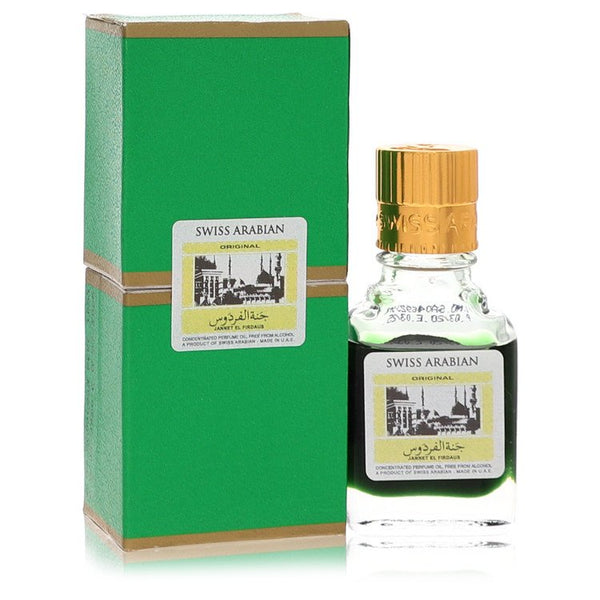 Jannet El Firdaus by Swiss Arabian - concentrated perfume oil free from alcohol (unisex green attar) .30 oz - men