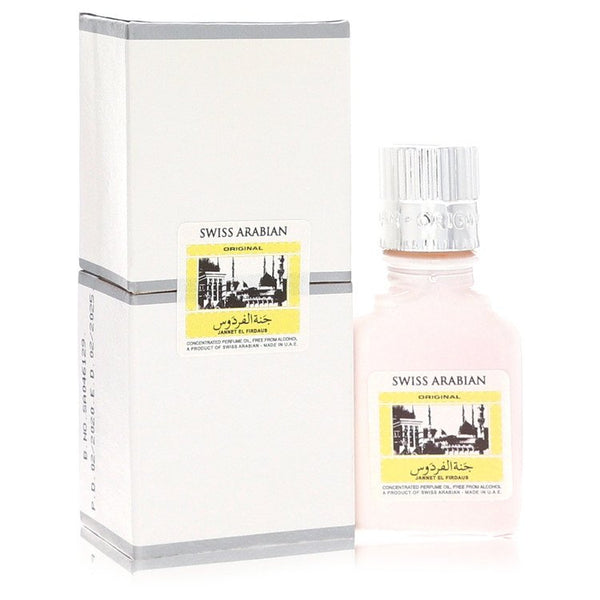 Jannet El Firdaus by Swiss Arabian - concentrated perfume oil free from alcohol (unisex white attar) .30 oz - men