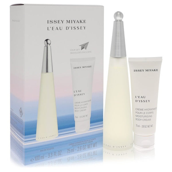 L'EAU D'ISSEY (issey Miyake) by Issey Miyake - gift set -- 3.3 oz eau detoilette spray + 2.6 oz body cream - women