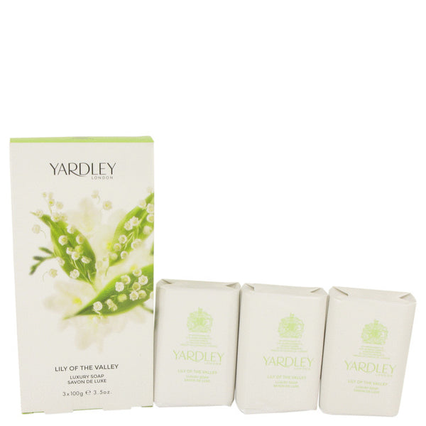 Lily of The Valley Yardley by Yardley London - 3 x 3.5 oz soap 3.5 oz - women