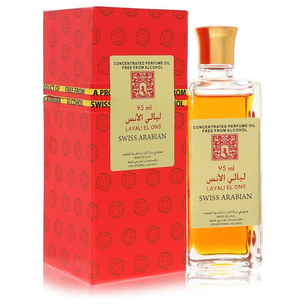 Swiss Arabian Layali El Ons by Swiss Arabian - concentrated perfume oil free from alcohol 3.21 oz - women