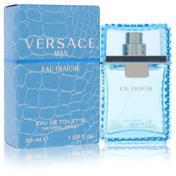 Versace Man by Versace - eau fraiche eau de toilette spray (blue) 1 oz - men