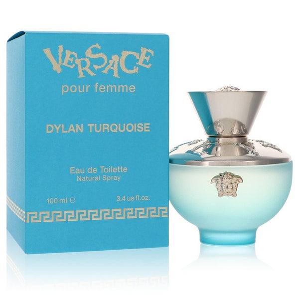 Versace Pour Femme Dylan Turquoise by Versace - eau de toilette spray 3.4 oz - women