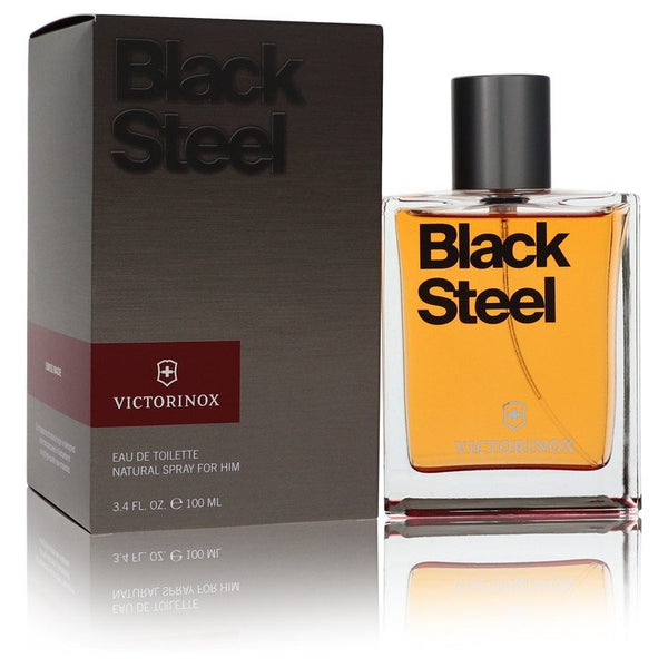 Victorinox Black Steel by Victorinox - eau de toilette spray 3.4 oz - men