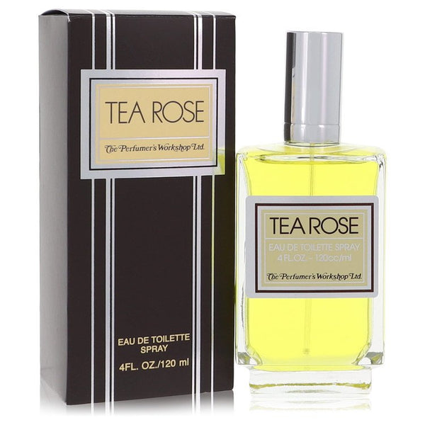 Tea Rose by Perfumers Workshop - eau de toilette spray 4 oz - women