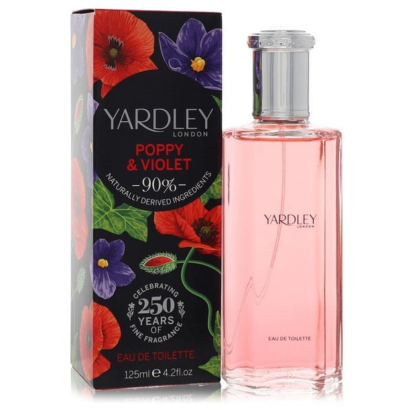 Yardley Poppy & Violet by Yardley London - eau de toilette spray 4.2 oz - women