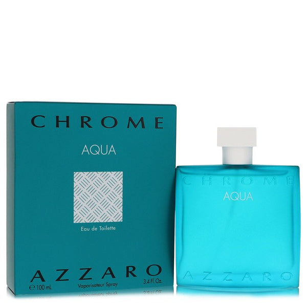 Chrome Aqua by Azzaro - eau de toilette spray 3.4 oz - men