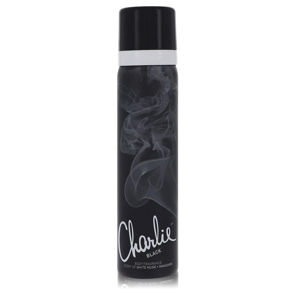 Charlie Black by Revlon - body fragrance spray 2.5 oz - women