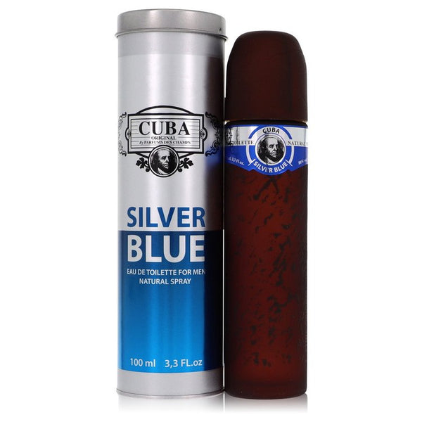 Cuba Silver Blue by Fragluxe - eau de toilette spray 3.3 oz - men