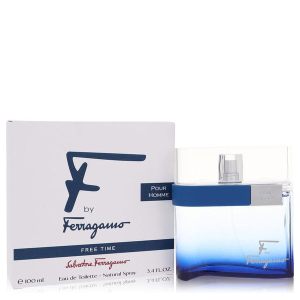 F Free Time by Salvatore Ferragamo - eau de toilette spray 3.4 oz - men